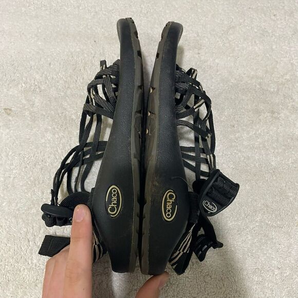 Chaco Womens Black Classic Sandals Size 9 Strappy Hiking Outdoors Waterproof - Picture 11 of 12